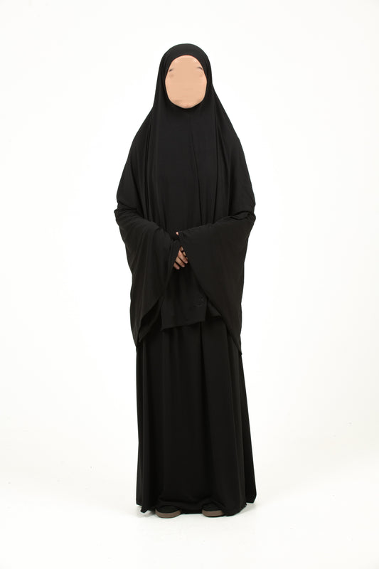 Black Khimar Set
