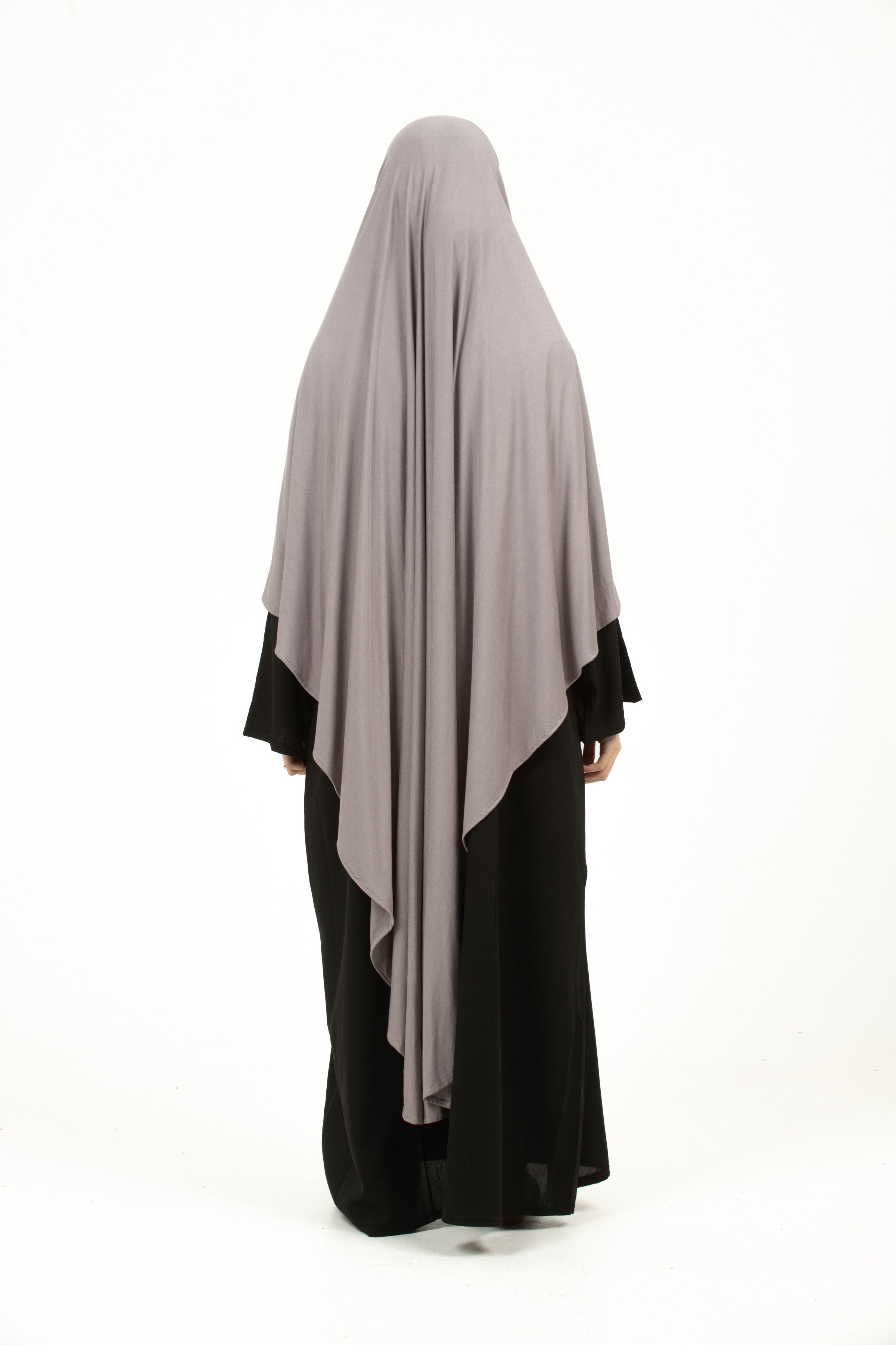 Moon-Grey Maxi Khimar
