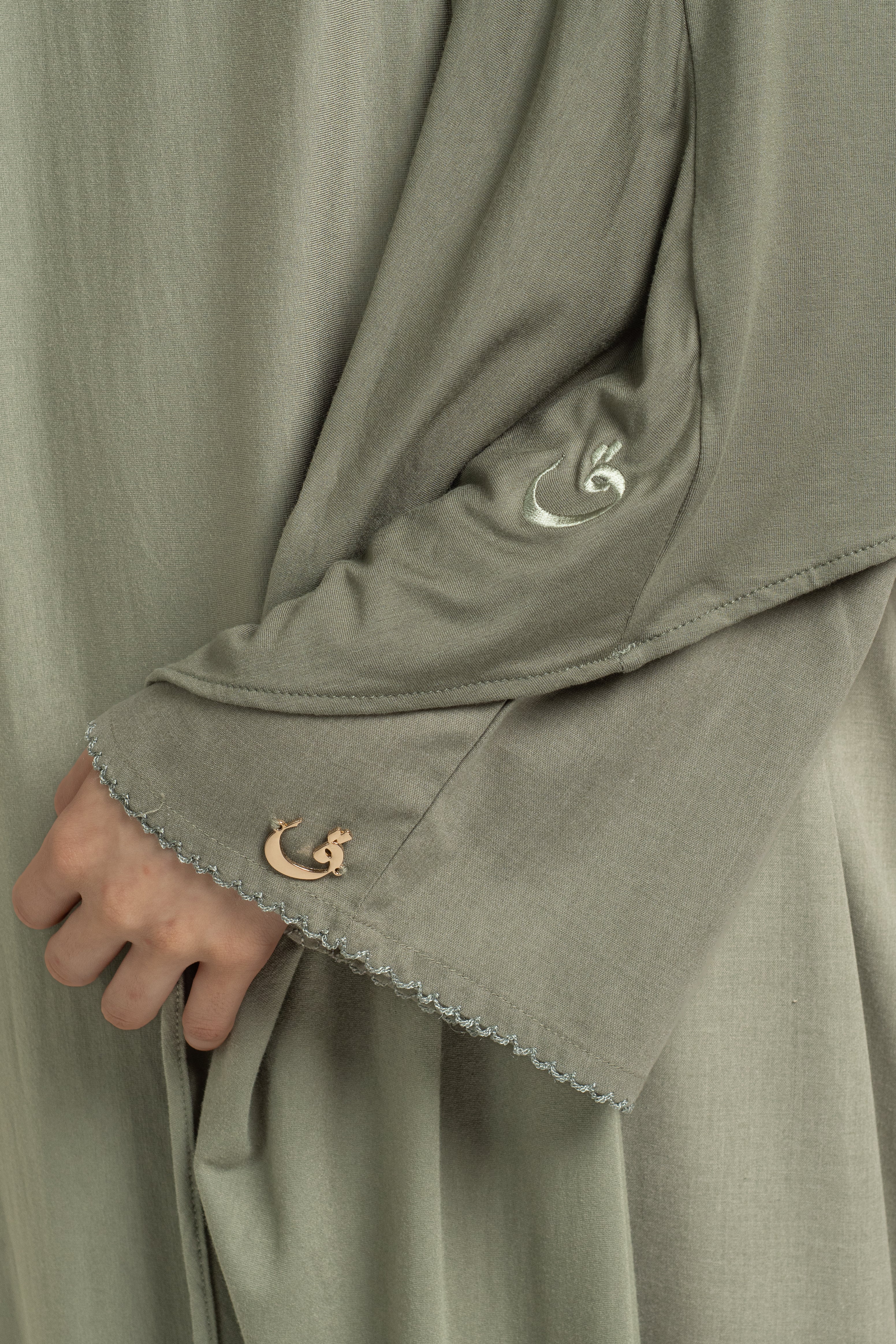 Dried sage maxi khimar