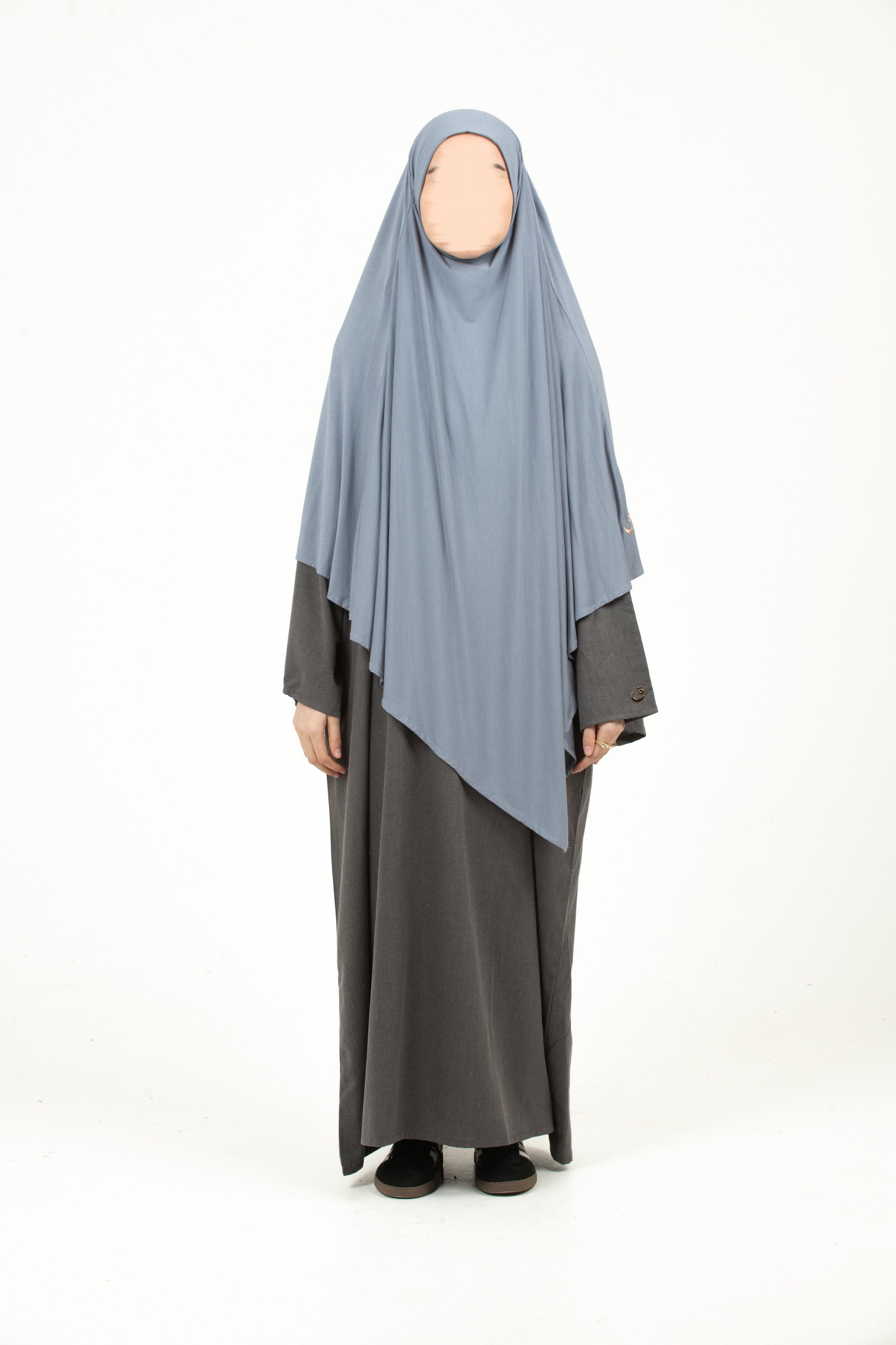 Dusty Blue Regular Khimar