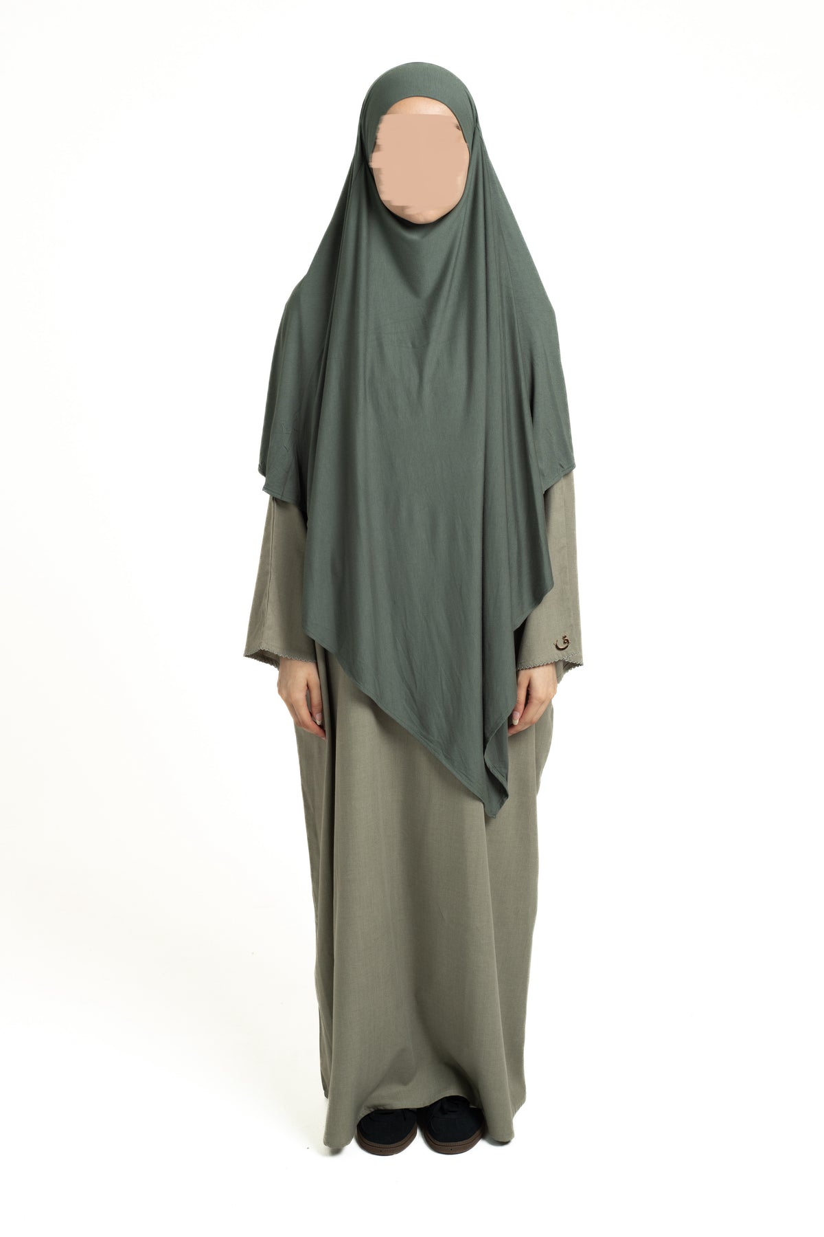 Dusty olive regular Khimar