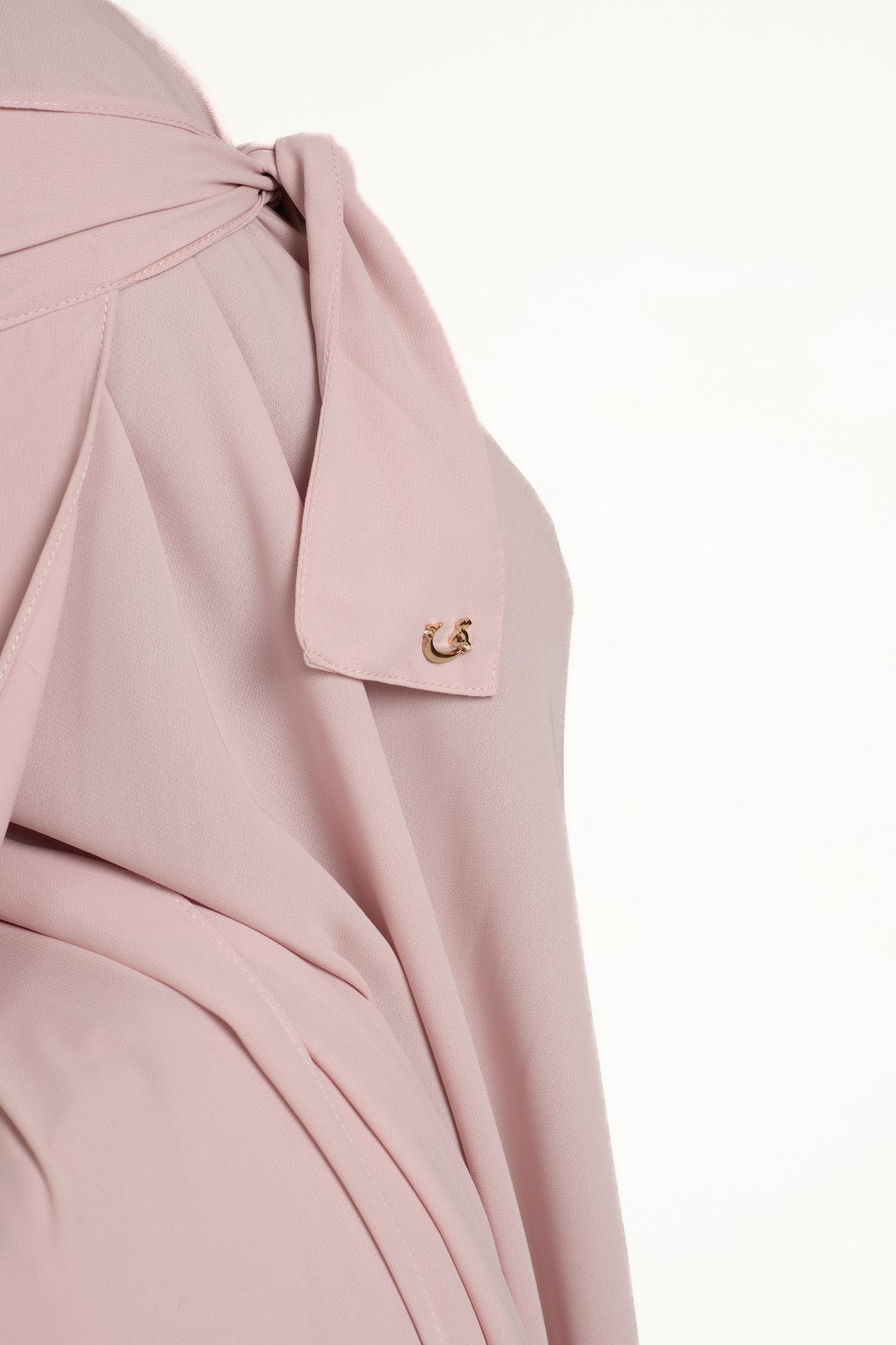 Pastel pink niqab set