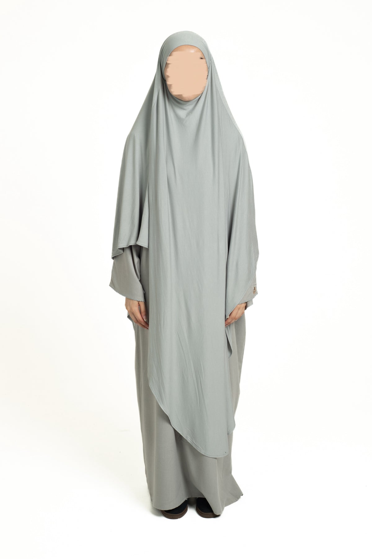 Seal blue maxi khimar