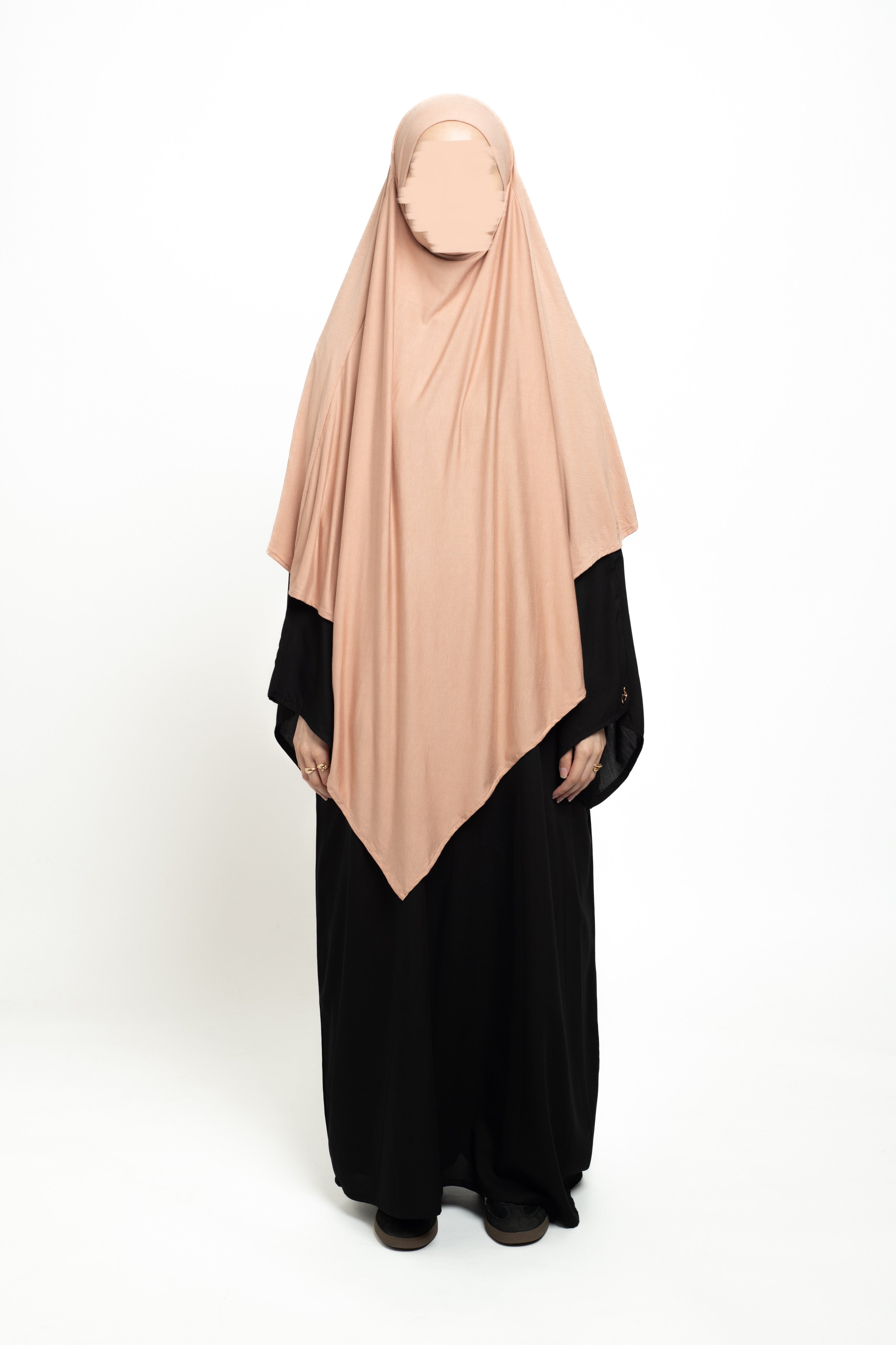Pastel Orange Regular Khimar