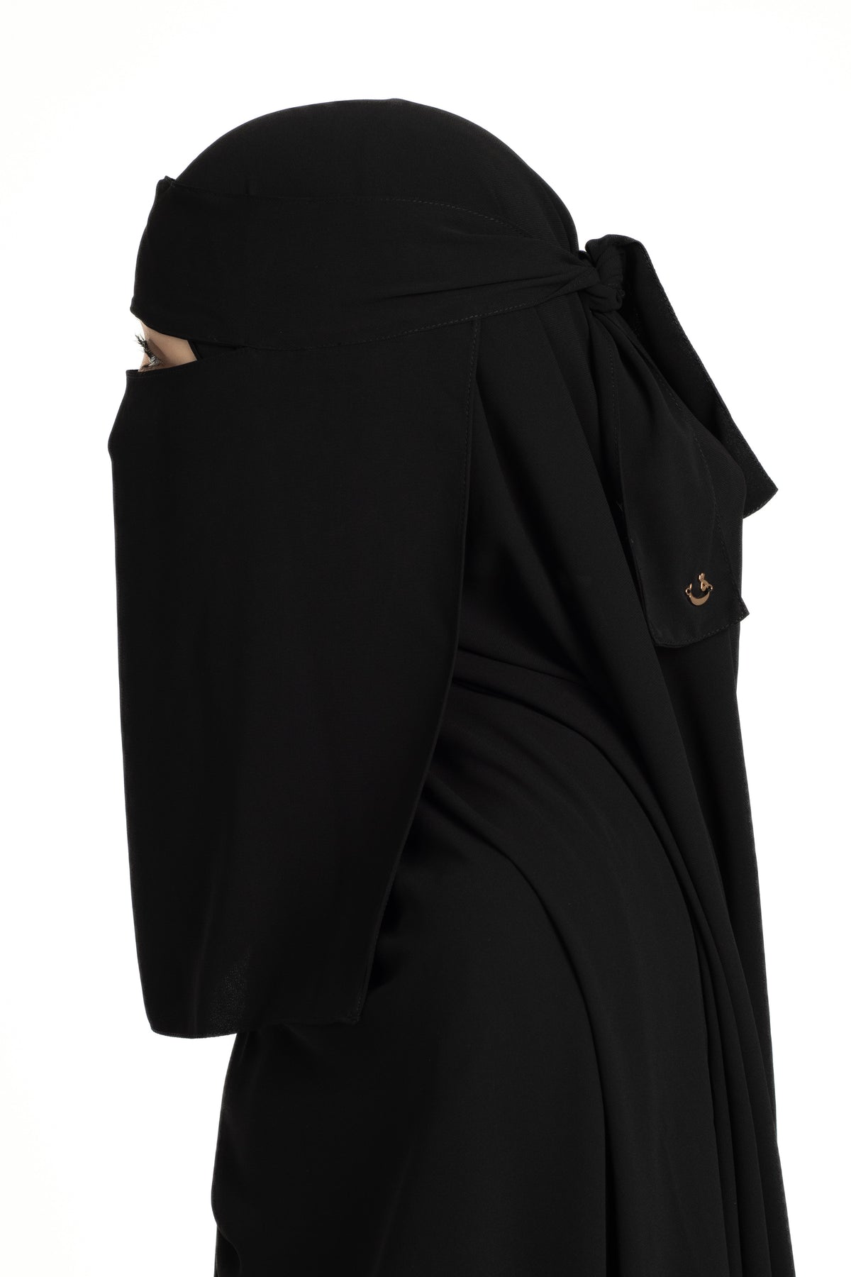 Black niqab set