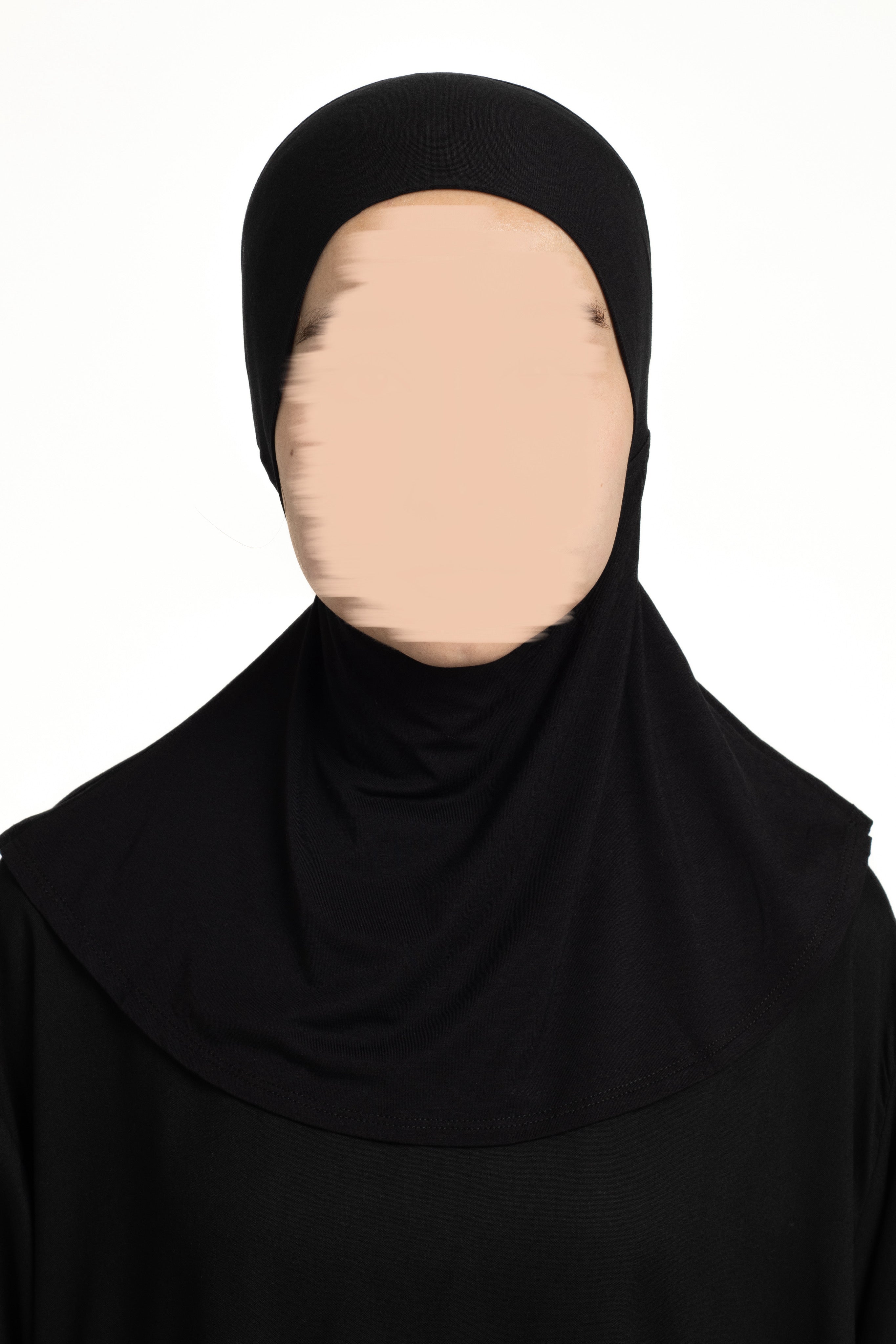 Black modal hijab