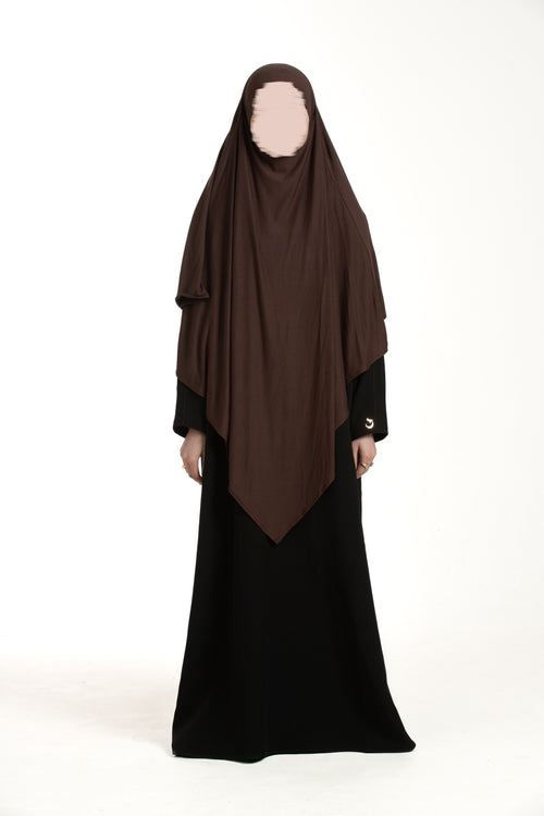 Chocolate Regular Khimar