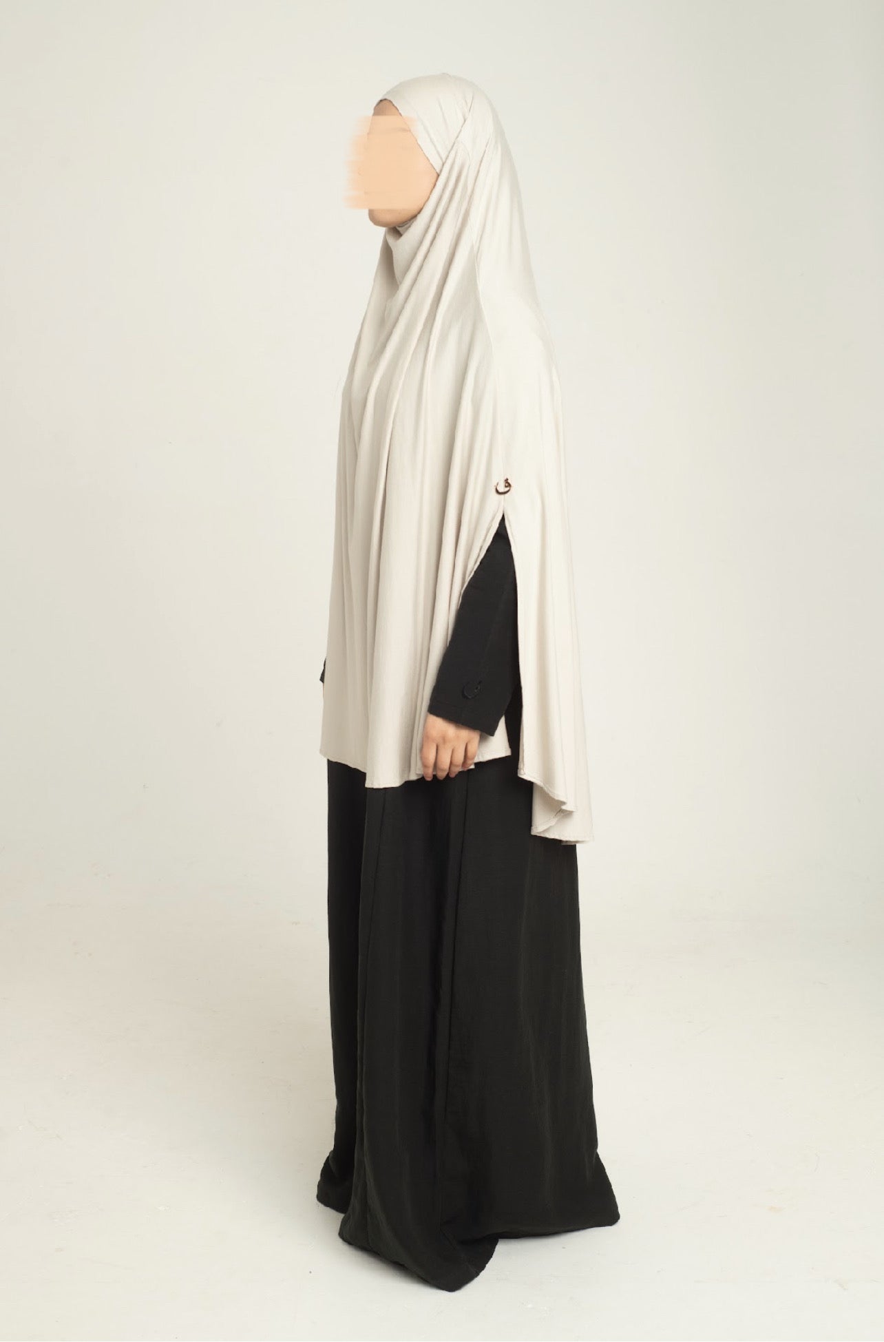Dried clay slit sleeve Khimar