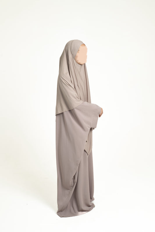 Dessert sand batwing abaya