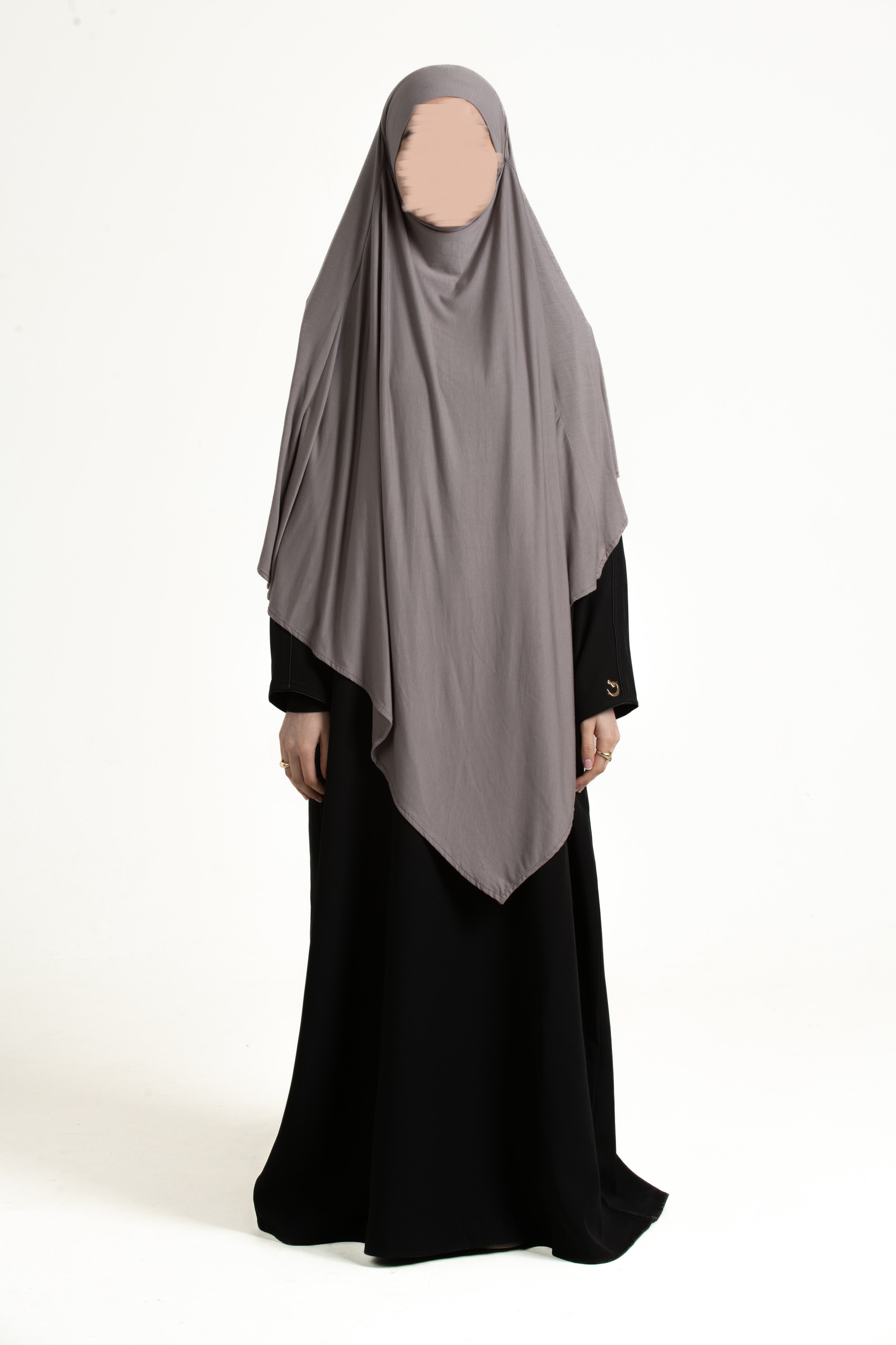 Moon-Grey Regular Khimar