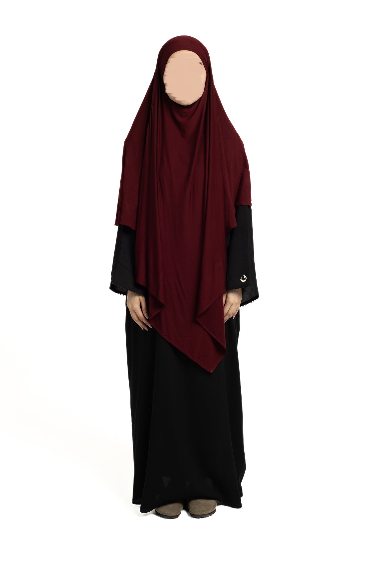 Deep Maroon regular Khimar