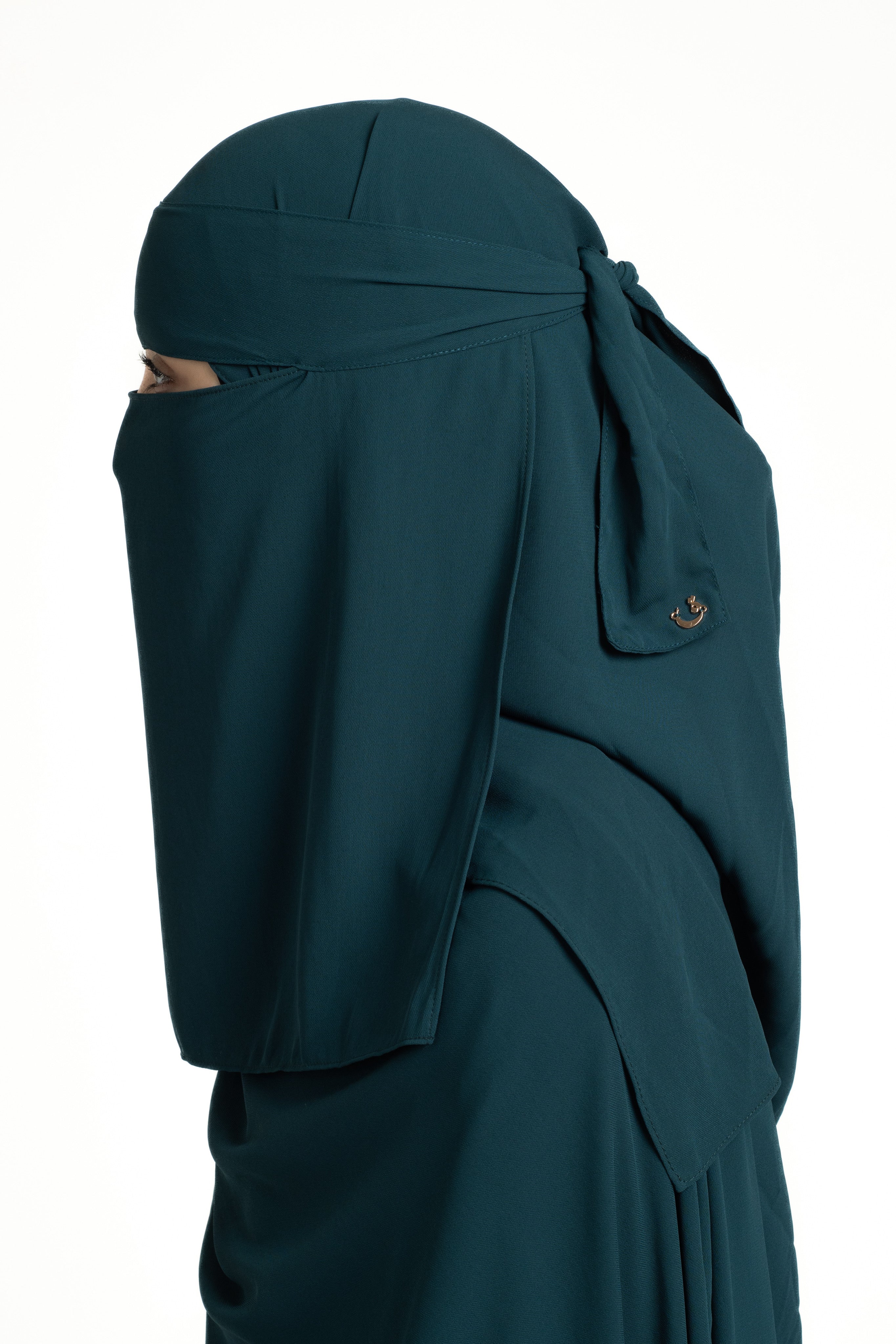 Forest Green niqab set
