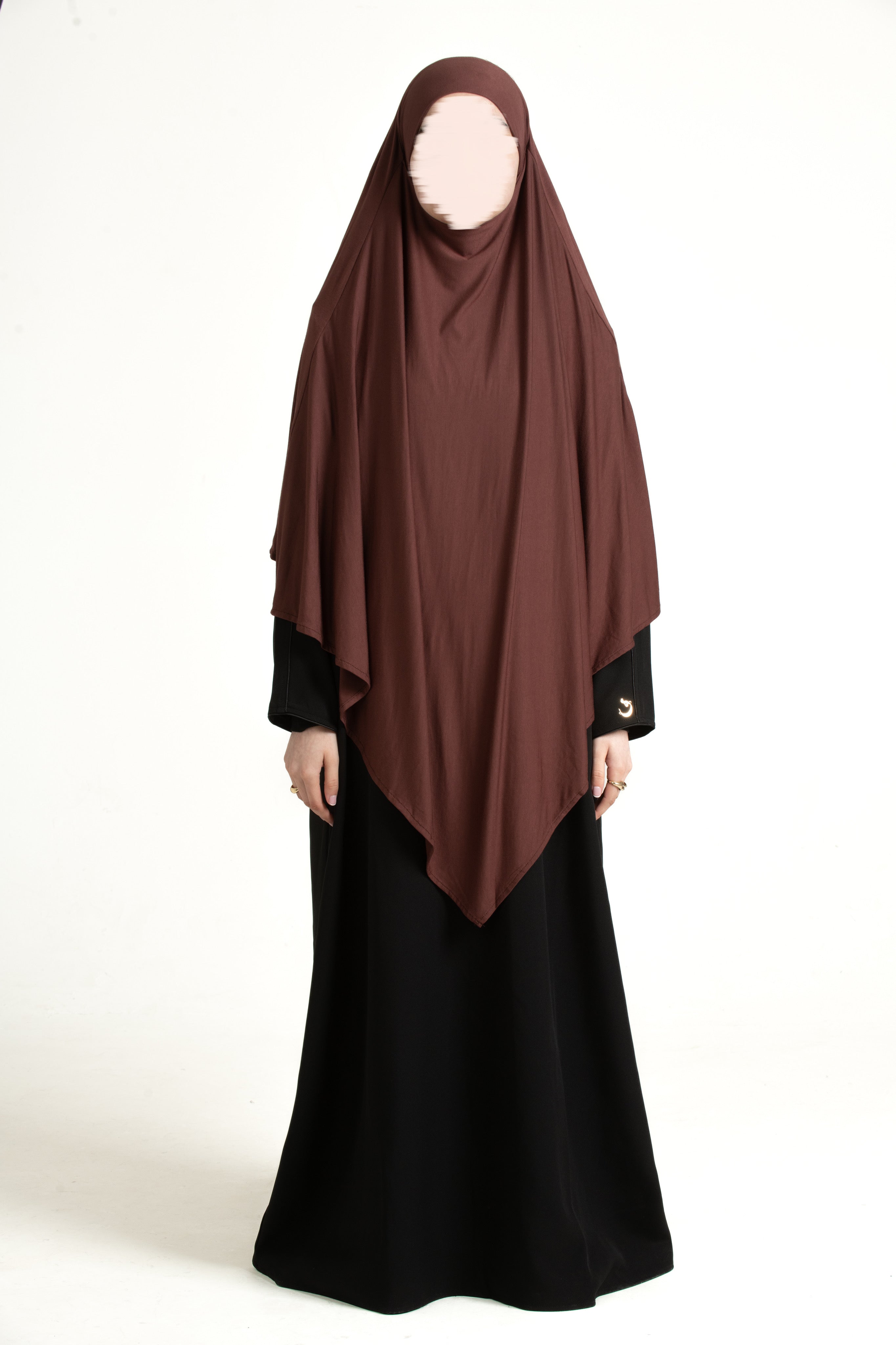 Burnt Brown Regular Khimar