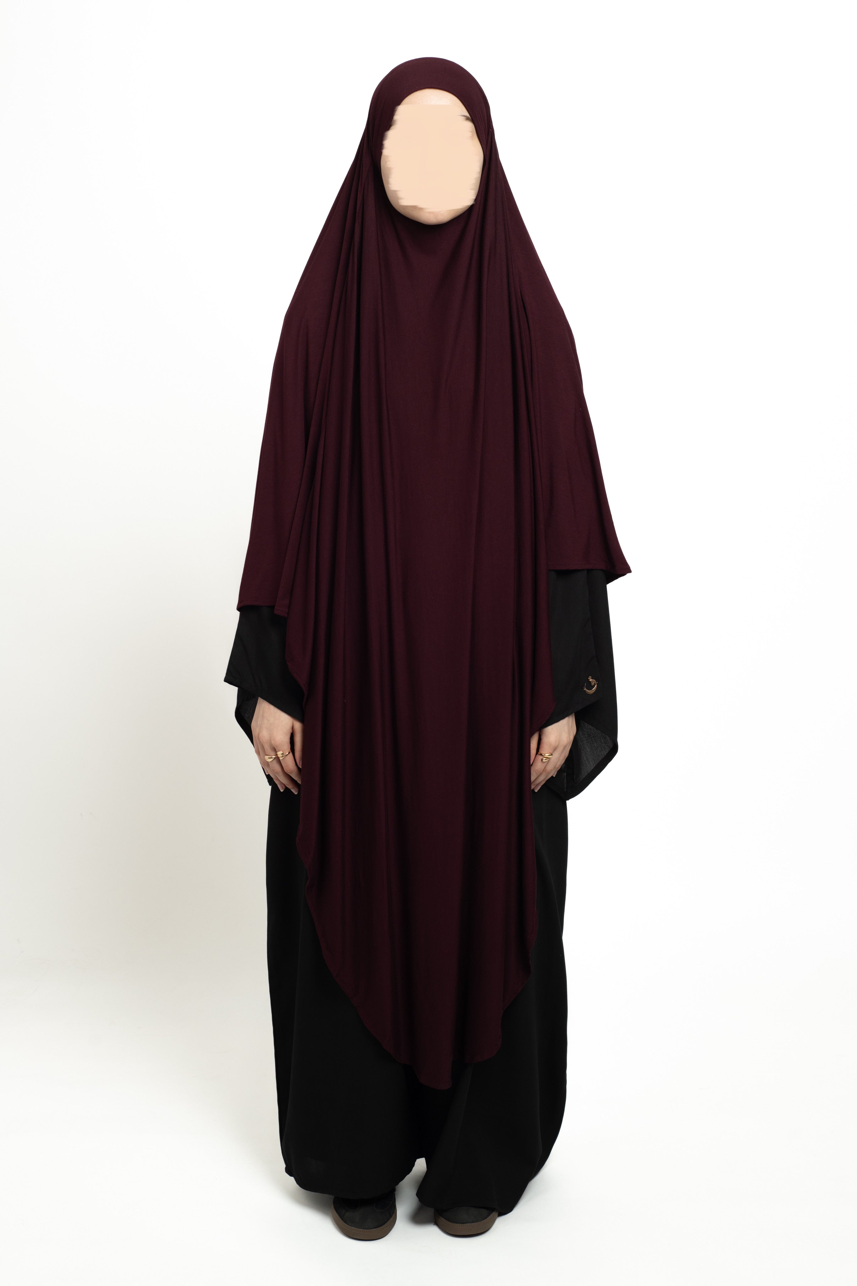 Burgundy Maxi Khimar
