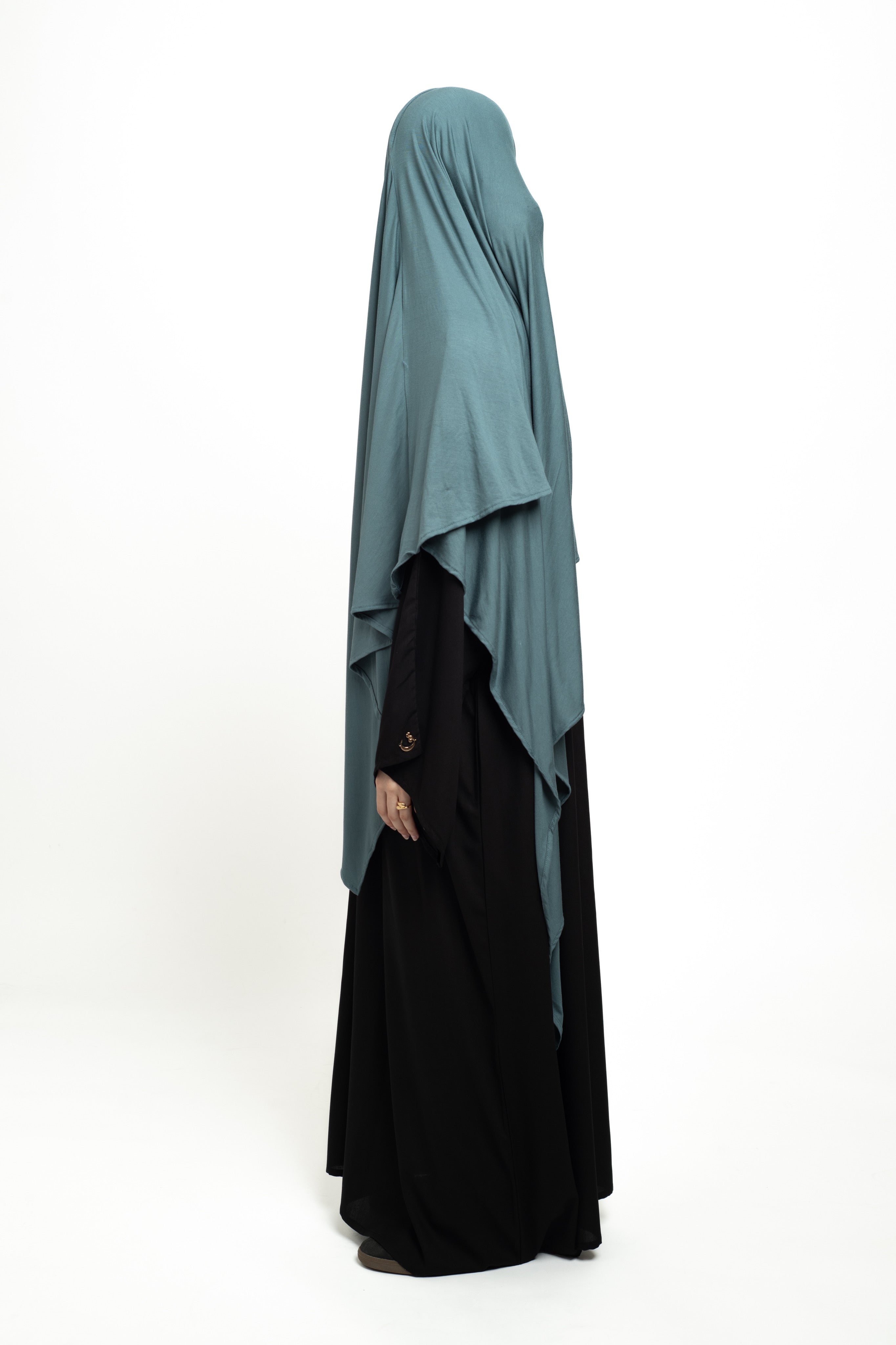 Teal Blue Regular Khimar