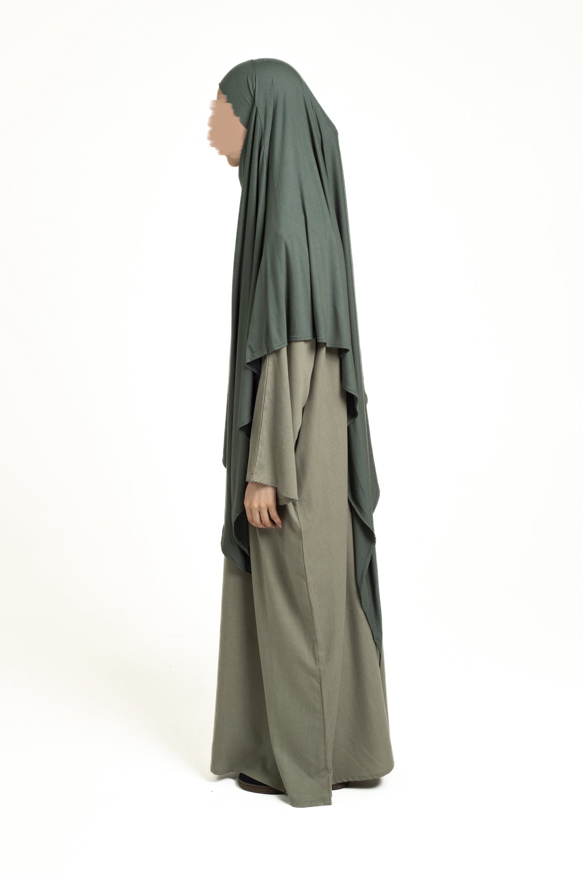 Dusty olive regular Khimar