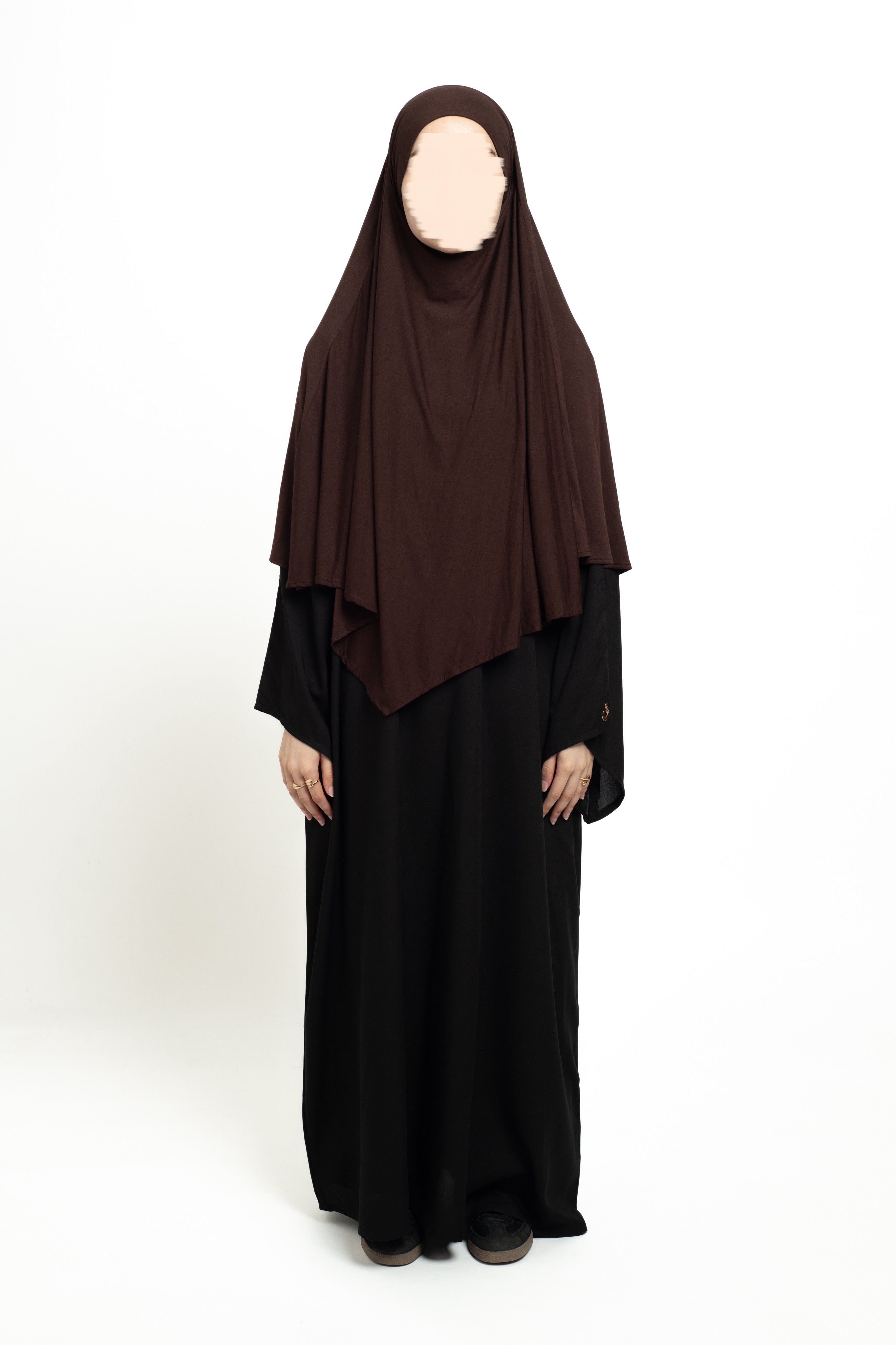 Dark Chocolate Short Diamond Khimar