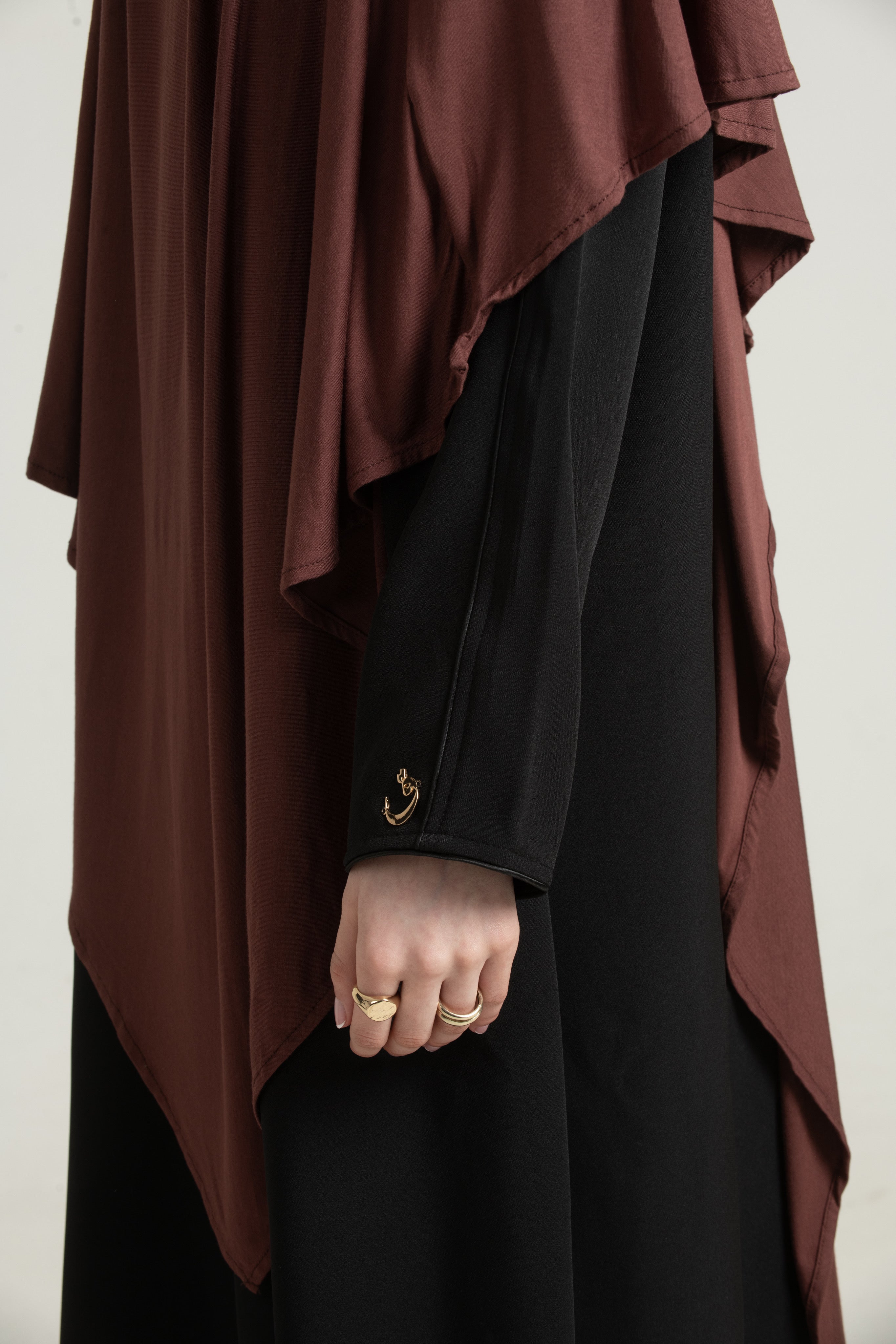 Burnt Brown Regular Khimar