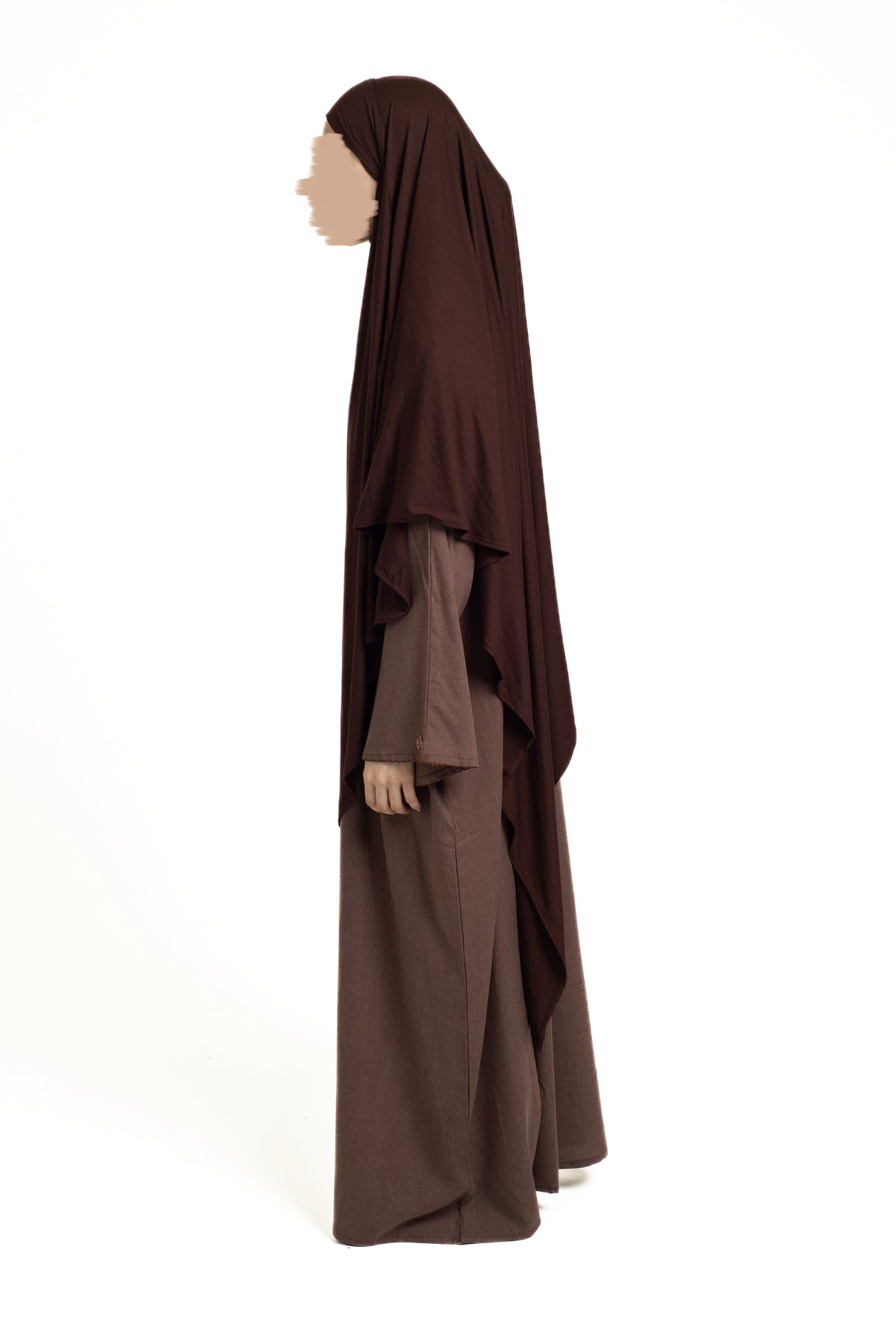 Deep chocolate regular Khimar