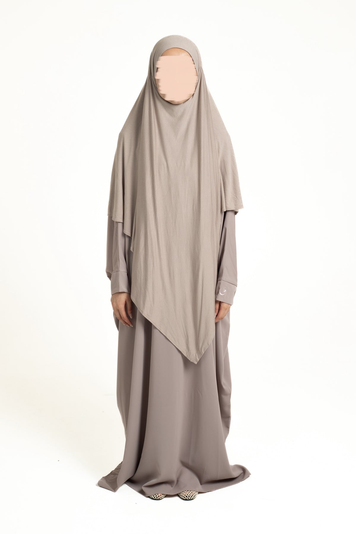 Dessert sand batwing abaya