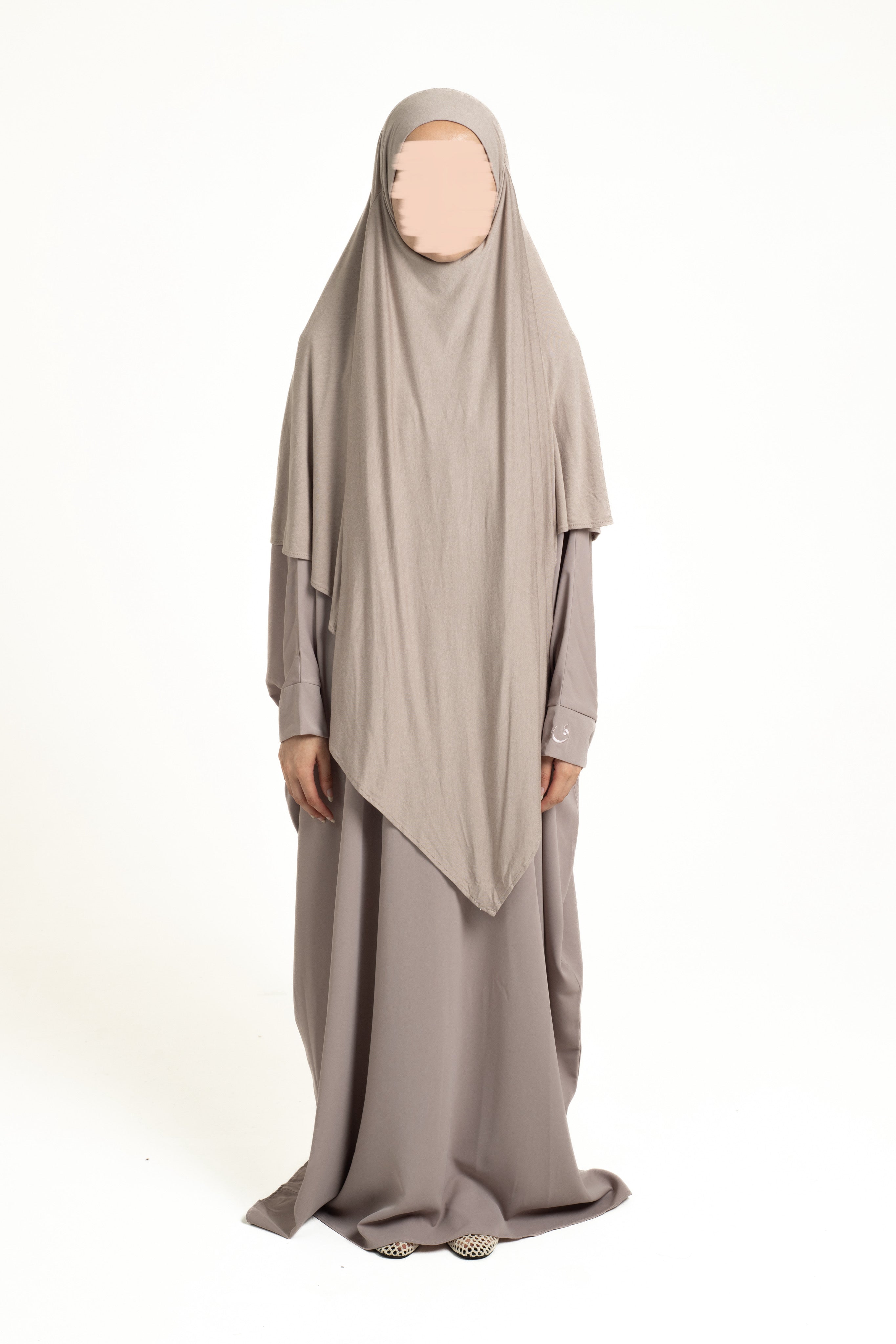 Dessert sand batwing abaya