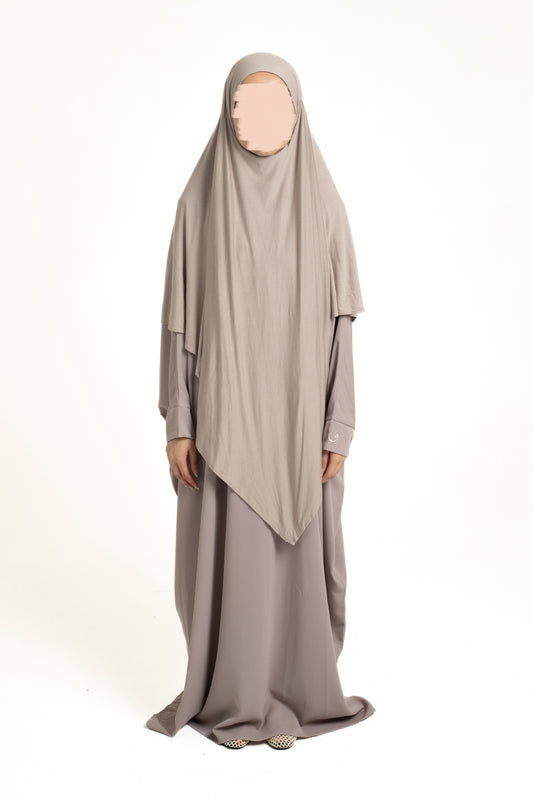 Dessert sand batwing abaya