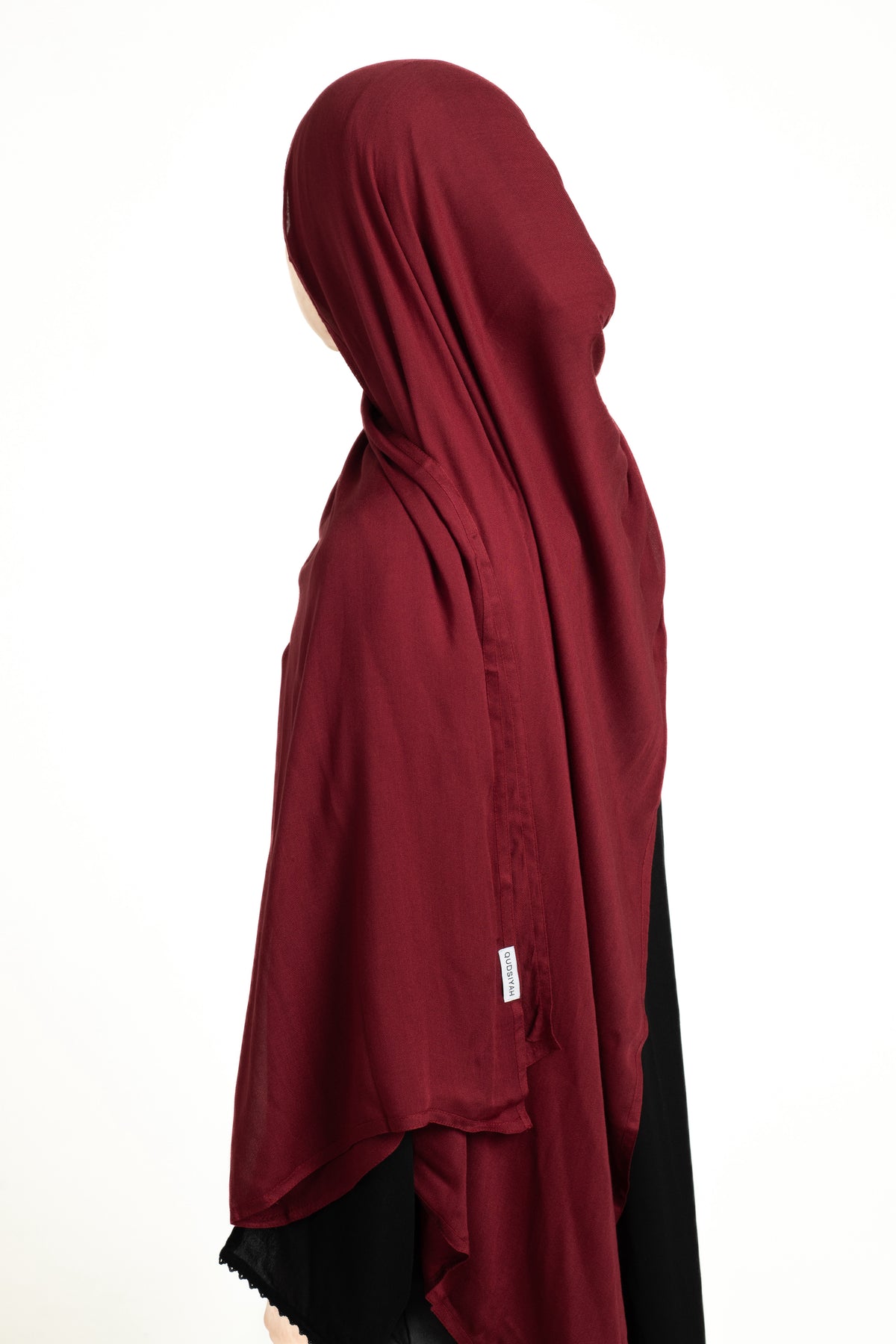 Deep burgundy modal